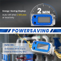 1 PCS Flow Meter 1Inches Digital Flow Meter Aluminum Alloy Fuel Meter Turbine Flow Meter & Digital Meter in Industry-Grade Blue. 