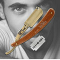 Stainless Steel Folding Shave Knife Handle Beard Straight Razor Hair Dressing Tool Men Manual Convenience Hair Trimmer Shaver.