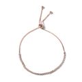 Gelang Tangan Full Kristal Lapis Emas 18K untuk Wanita / Hadiah Valentine / Hari Valentine. 