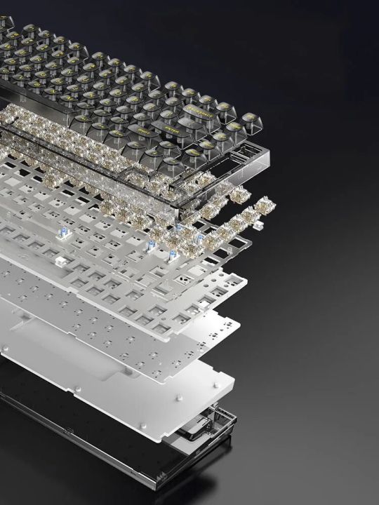 Transparent%20Mechanical%20Keyboard%20with%20RGB%20Backlit%2082%20Keys%20White%20HOT%20Swappable%20Mechancial%20Switch%20Wired%20Keyboard%20for%20Gamer%20-%20Image%204