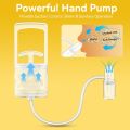 Nasal Aspirator for Baby and Toddler Nose Clearing with Hand Pump and Non-Invasive Tip for Quick, Quiet Suction, Clear Clogged Passages & Boogers, Co-branded with CHIBOJI (2 Fingers Handle).