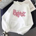 Bratz Letter Printed Plus Size Hooded Sweatshirt Men Women Hoodie Hip Hop Long Sleeve Streetwear Unisex Comfortable Clothes Tops. 