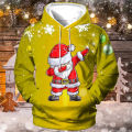 Christmas Hoodie 3D Santa Claus Hooded Sweater Pullovers Men Xmas Gifts Unisex Christmas Daily New in Hoodies & Sweatshirts Tops. 