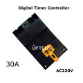 DIN Rail LCD Digital Programmable Electronic Timer Switch - AC220V - Convenient Time Control Easy to Use and Maintain.