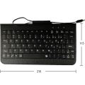 Wired English Keyboard for TESCO Hudl 2 8.3"/Hudl 7 Inch/Windows Connect 7 8 Anti-fingerprint USB Keyboard+Bracket.