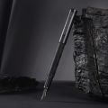 HongDian 1860 Max Metal Matte Black Forest Metal Matte Fountain Pen.