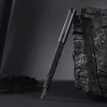 HongDian 1860 Max Metal Matte Black Forest Metal Matte Fountain Pen.