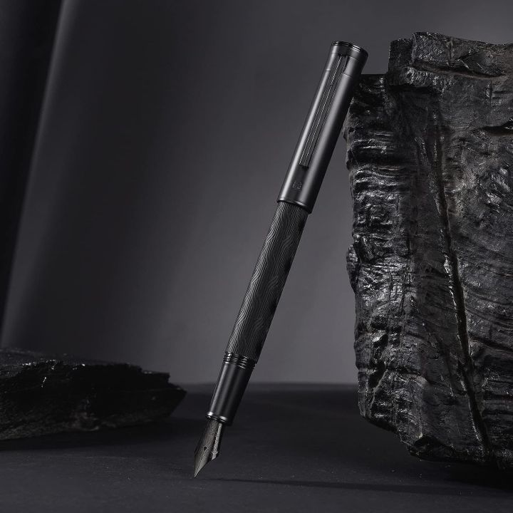 HongDian%201860%20Max%20Metal%20Matte%20Black%20Forest%20Metal%20Matte%20Fountain%20Pen%20-%20Image%207