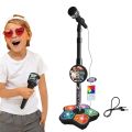 Kids Microphone Speaker With Stand Karaoke Song Music Instrument Toys Brain-Training Educational Toy for Girl Boy. 