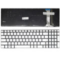 Asus Laptop Keyboard For Asus N551 N551J N551JB N551JK N551JM N551 Silver with Backlit Keyboard.