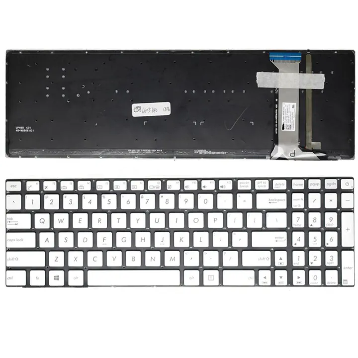 Asus%20Laptop%20Keyboard%20For%20Asus%20N551%20N551J%20N551JB%20N551JK%20N551JM%20N551%20Silver%20with%20Backlit%20Keyboard%20-%20Image%203