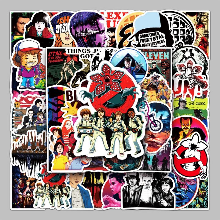 51%20Zhang%20Meitv%20Stranger%20Things%20Graffiti%20Children's%20Luggage%20Laptop%20Scooter%20Phone%20Case%20Decorative%20Stickers%20-%20Image%202