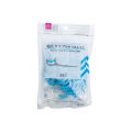 Japan Daiso Daiso fine wire flat wire dental floss rod round wire toothpick cleaning tooth bag 50 pcs.