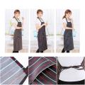 Korean Version of the Simple Kitchen Apron Oil-proof Padded Waist Cooking Clothes.