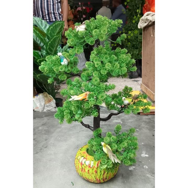 Artificial Plastic Plant Tree  - - Home Decoration Item