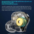KZ EDXS in Ear Monitor Headphones Wired Earbuds HiFi Deep Bass with 10MM Composite Diaphragm IEM Earbuds With Detachable Cable.