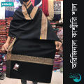 Black Color Beautiful Design Indian Kashmiri Shawls for Men ||100% Pure Wool Toosha Shawl || Kashmiri Pashmina Gents Shawl. 