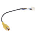 10Pin Rear View Backup Camera Cable Adaptor RCA For Car Stereo Android Radio DVD Player Car Multimedia Monitor Hudduo. 