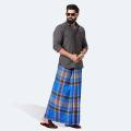 100% Cotton lungi Multicolor. 