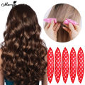 Monja 30pcs Soft Hair Rollers Sleep Pillow Curlers Set Best Flexible Foam and Sponge Magic Curlers DIY Styling Tools. 