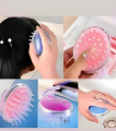 Premium Quality Silicone Shampoo Brush and Sculp Massager For Long And Short Hair. 