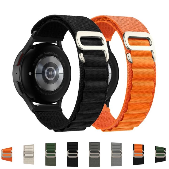 20mm 22mm Strap for Samsung Galaxy Watch Pro Classic Gear S3 Active  Nylon loop correa Bracelet Amazfit GTS mini Band