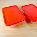 Refrigerator Storage Container with Lid.  03/4 Pcs Set  Food grade Container / Plastic Box for Kitchen.  1600ml.. 