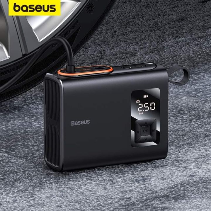 Baseus Wireless Tire Inflator Pump Portable Air Compressor for Car Motorcycle Bicycler Pressure Injector Tyre Electric Inflation