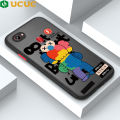 UCUC for OPPO F7 F7 Pro Back Cover Colorful Bear Frosted Transparent Hard Phone Case Thin Shockproof Full Cover Camera Protect Case. 