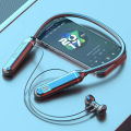 K58 Wireless Earphones Bluetooth 5.3 Neckband Headphones Gaming LED Display HIFI Headset Sports TWS Earbuds With Mic TF Card.