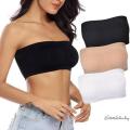 Emmababy Double Layers Plus Size Strapless Bra Bandeau Tube.