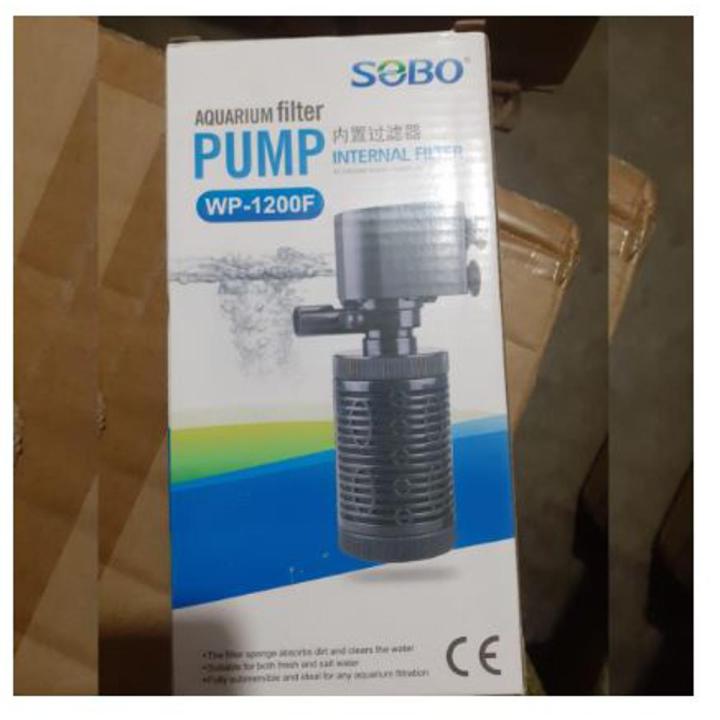SOBO Aquarium Internal Filter SOBO WP-1200F 15 Watt Motor AQUARIUM FILTER AQUARIUM ACCESSORIES SOBO FILTER SOBO POWER FILTER SOBO Hang On Back Filter HOB FILTER POWER FILTER