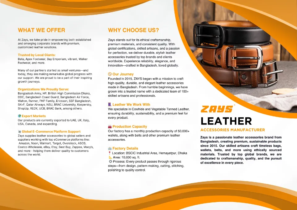 Zays Genuine Leather Belt for Men – Premium Full-Grain Cowhide