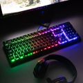 RGB LIGHTING GAMING USB KEYBOARD. 
