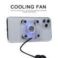 Universal Mobile Phone Cooler Cooling Fan For IOS Android Game Cooling Pad. 