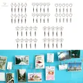 Wall Hanging Photo Display Clip Photo Holder Multifunctional Photo Frame String Hanging Photo Clip Picture Clip for Bedroom Living Room Gift. 