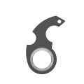 Karambit Spinner Fidget Key Ring Toy for Car Keys Flipping Toy for Teens, Adults.