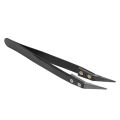 Black Ceramic Tweezers Set - Antistatic,Anticorrosion,Antimagnetic,Highly Heat Resistant(9Pack). 