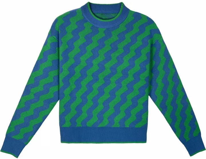 Pantoneclo%20Premium%20Women's%20/%20Girl's%20Round%20Neck%20Reversible%20Wavy%20Motif%20Sweater%20/%20Cardigan%20/%20Pullover%20-%20Image%209