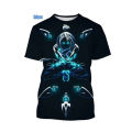 Summer New Game Valorant 3D Print T Shirt Men Women Casual Short Sleeve Cool T-shirt Valorant Harajuku Streetwear T Shirts Tees. 