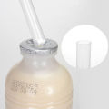 100/300Pcs Clear Individually Wrapped Boxed Drinking PP Straws Tea Drinks Straws.