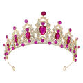 Sparkling tiara crown Intricate embellished Delicate headband Handcrafted Elegant Baroque bride tiaras for Wedding Bridal party Prom Pageant Special occasions. 