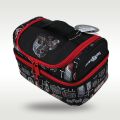 Australia Smiggle High Quality Original Lunch Bag Boys Black Red Soccer Bento Bag Fruit Lunchbox Portable Waterproof Picnic Box. 