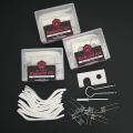 1set Diy Tool Rebuild Kit Mesh Coil Resistance Wire With Feet For Xros 1.2ohm Xros 1.0ohm Xros 0.8ohm. 