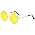 KUJUNY john lennon glasses Retro Round Prince Sunglasses Vintage Circle Male Female Reflective circle Sun Glasses oculos de sol. 