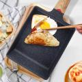 Tamagoyaki Pan Frying Pan Nonstick Pancake Pan for Induction Hob Stove Gas Household Kitchen Cookware. 