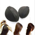 2 Pcs Set Girl Beauty Volume Hair Base Bump Hair Styling Pad Tool - Black. 