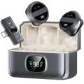 SX21 Wireless Microphone Copy of Hollyland Lark M2. Interview, Live Broadcast, Audio Video Recording Clip on Collar Microphone. Noise Reduction Lavalier Lapel Mini MicrophoneSX21 Wireless Microphone Copy of Hollyland Lark M2. Interview, Live Broadcast,.