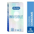 Durex Invisible Super Ultra Thin Condoms - 10pcs Pack(Thailand) - Condom. 