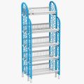 Akij Plastics Rack-Chef Modern-5 Steps-Paste Blue & White. 